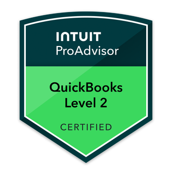 Intuit ProAdviser Quickbooks Level 2 Badge